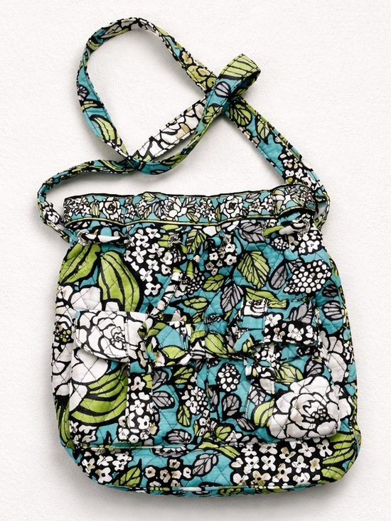 Vera Bradley Handbags - Vera Bradley Island Blooms Quick Draw Floral Bucket Bag Adjustable Strap